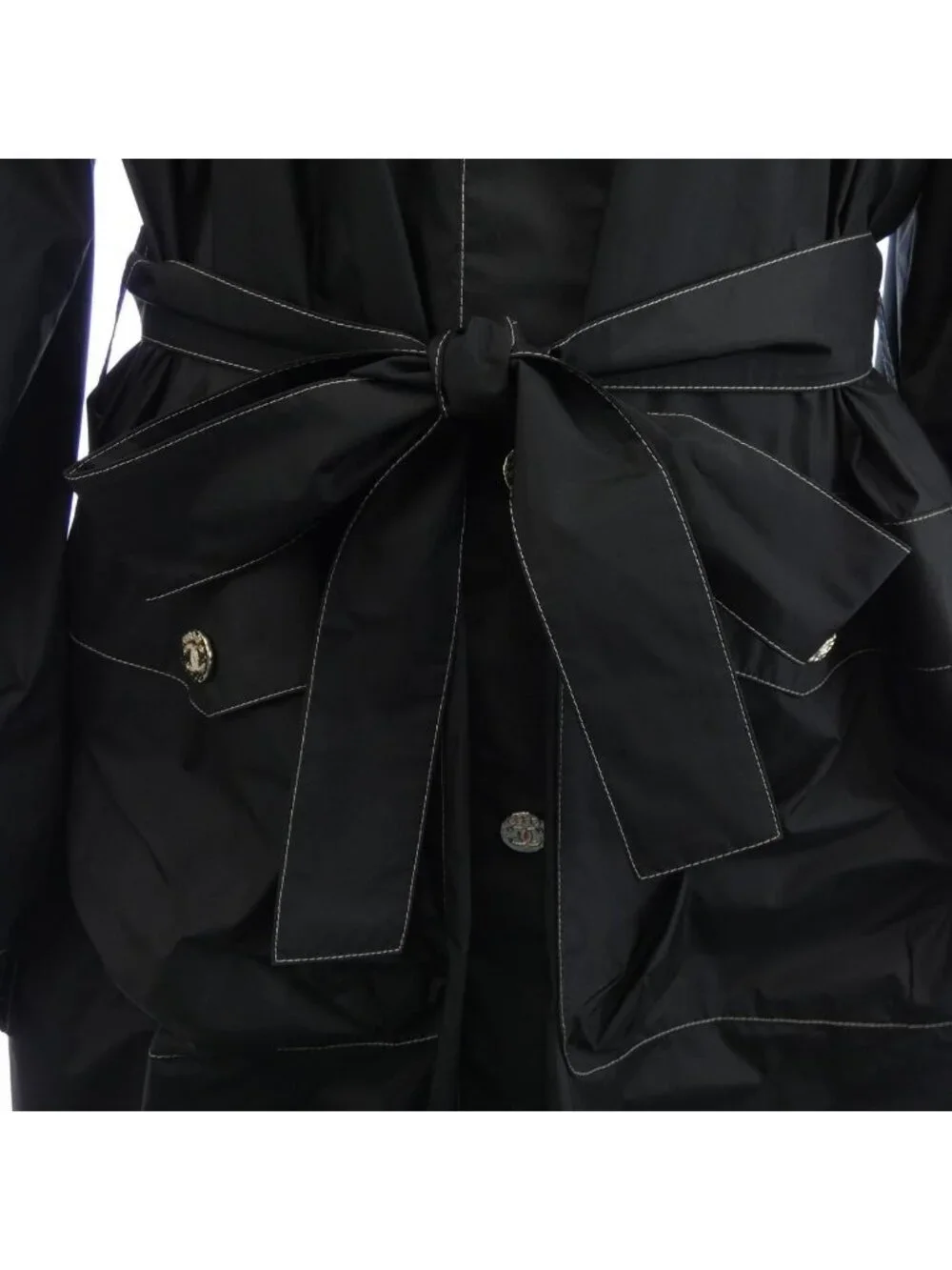 Chanel 25 Coat Black